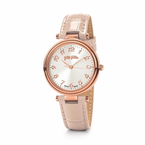 Classy Reflections Swiss Made Leather Watch-